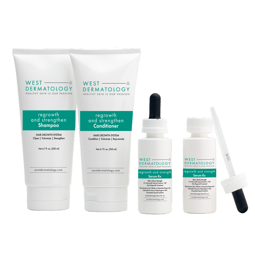 WestDerm Men's Regrowth and Strengthen Kit 2mo Supply