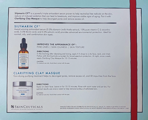 NEW! SkinCeuticals Advanced Clear Holiday Kit (Silymarin CF & Clarifying Clay Masque)