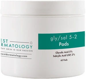 West Dermatology Gly/Sal 5-2 Pads - Glycolic Acid and Salicylic Acid